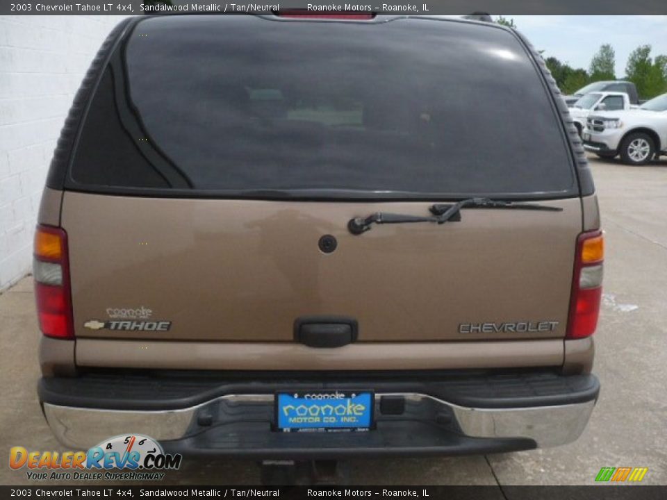 2003 Chevrolet Tahoe LT 4x4 Sandalwood Metallic / Tan/Neutral Photo #7