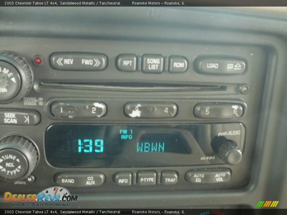 2003 Chevrolet Tahoe LT 4x4 Sandalwood Metallic / Tan/Neutral Photo #30