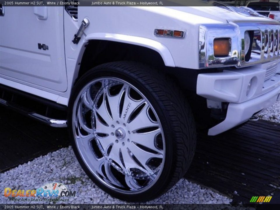 2005 Hummer H2 SUT White / Ebony Black Photo #2