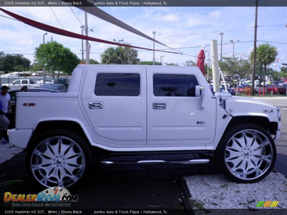2005 Hummer H2 SUT White / Ebony Black Photo #3