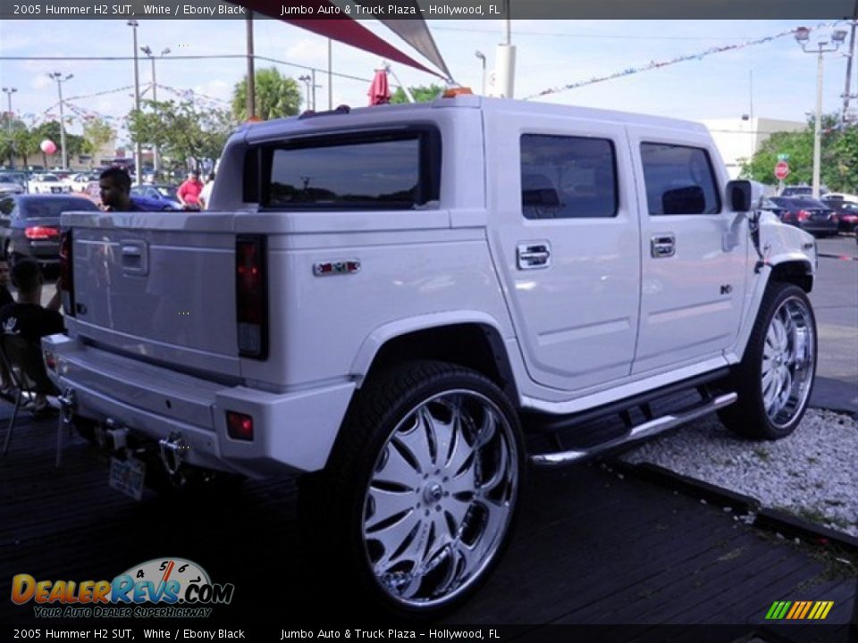 2005 Hummer H2 SUT White / Ebony Black Photo #4