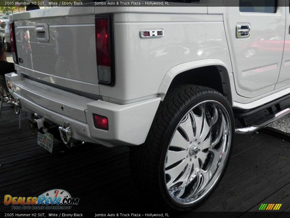 2005 Hummer H2 SUT White / Ebony Black Photo #5