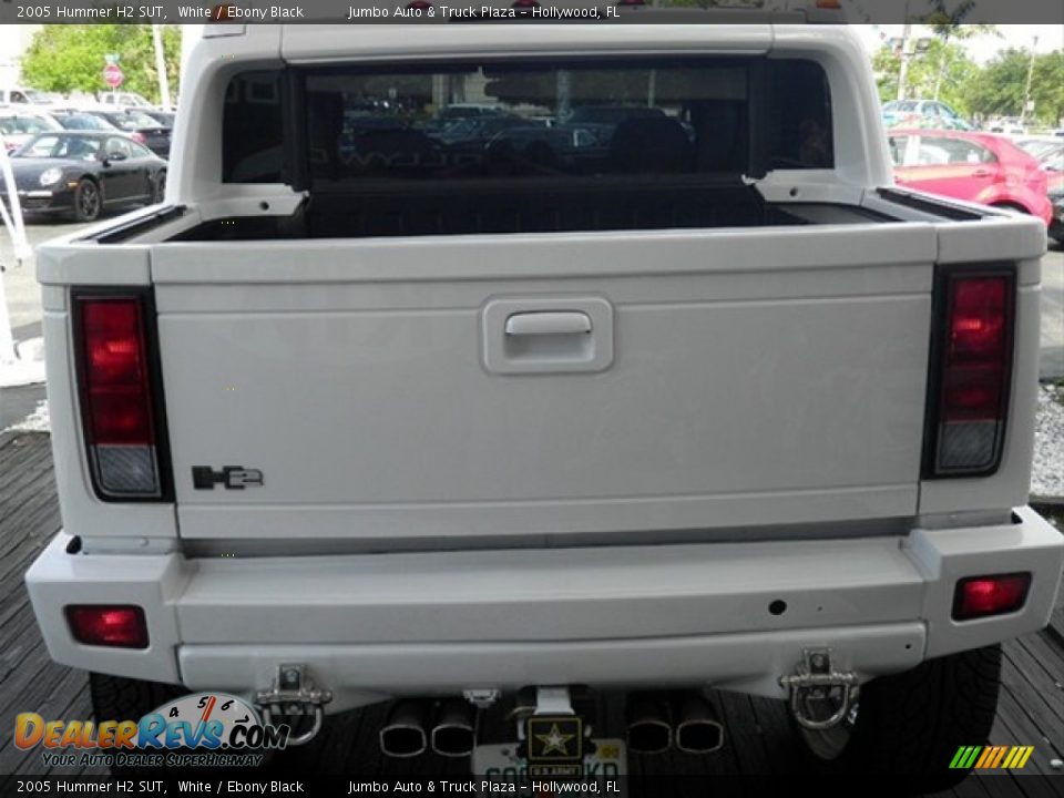 2005 Hummer H2 SUT White / Ebony Black Photo #6