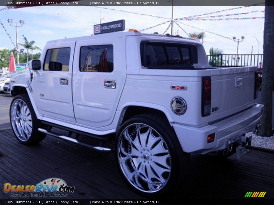 2005 Hummer H2 SUT White / Ebony Black Photo #7