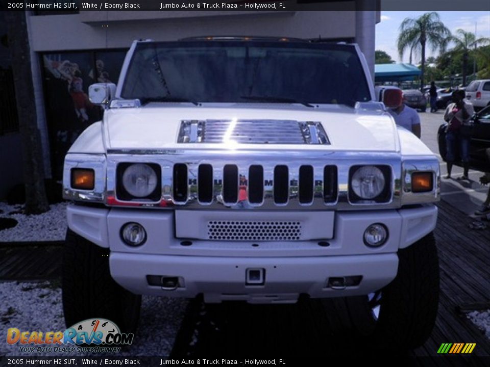 2005 Hummer H2 SUT White / Ebony Black Photo #10
