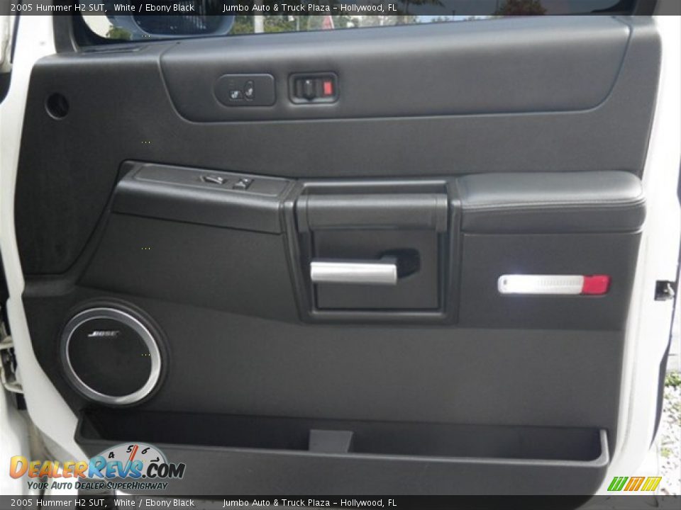 2005 Hummer H2 SUT White / Ebony Black Photo #13