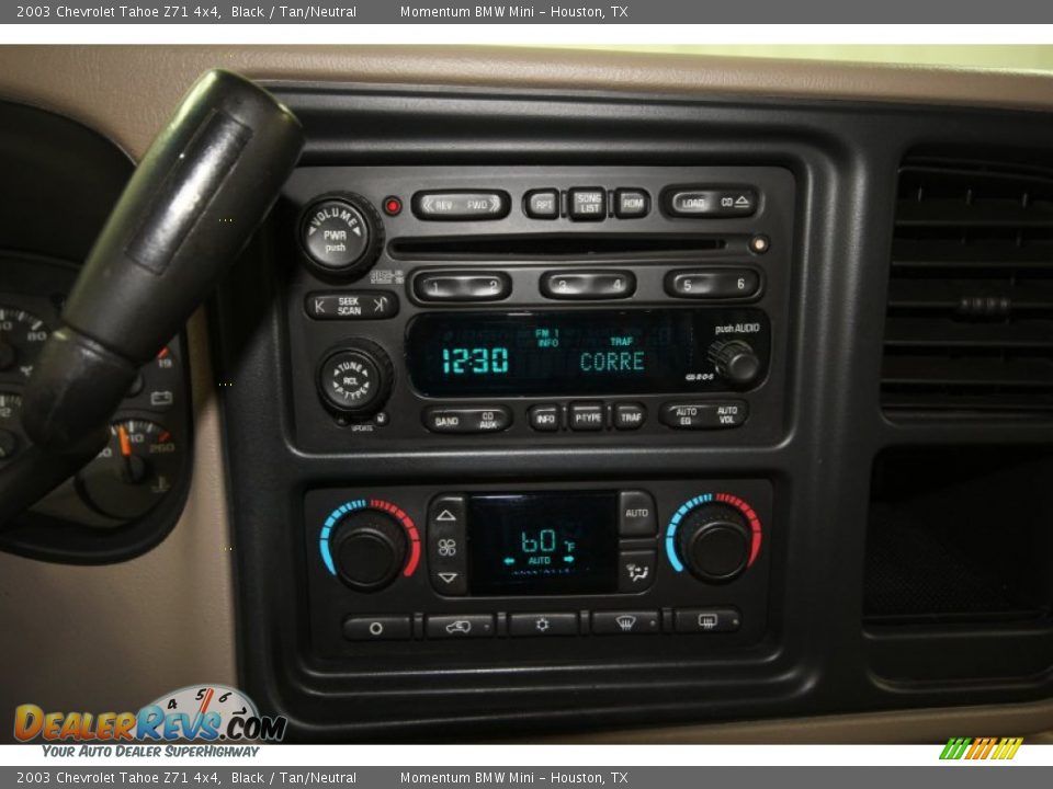 2003 Chevrolet Tahoe Z71 4x4 Black / Tan/Neutral Photo #22