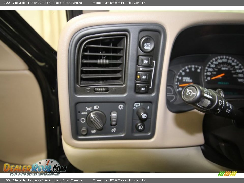 2003 Chevrolet Tahoe Z71 4x4 Black / Tan/Neutral Photo #26