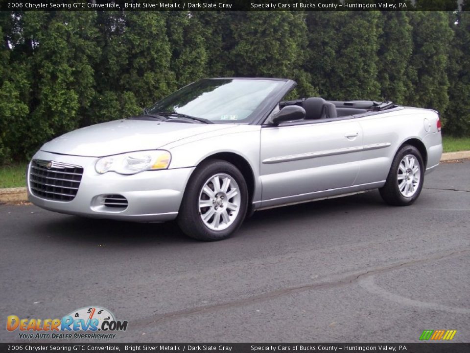 2006 Chrysler Sebring GTC Convertible Bright Silver Metallic / Dark Slate Gray Photo #1