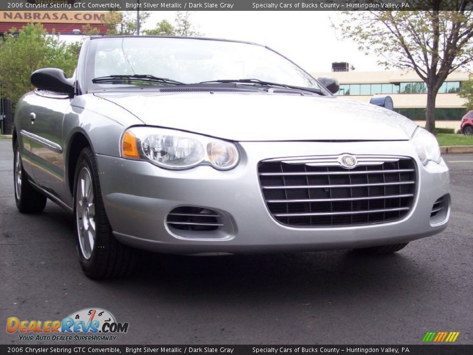 2006 Chrysler Sebring GTC Convertible Bright Silver Metallic / Dark Slate Gray Photo #22