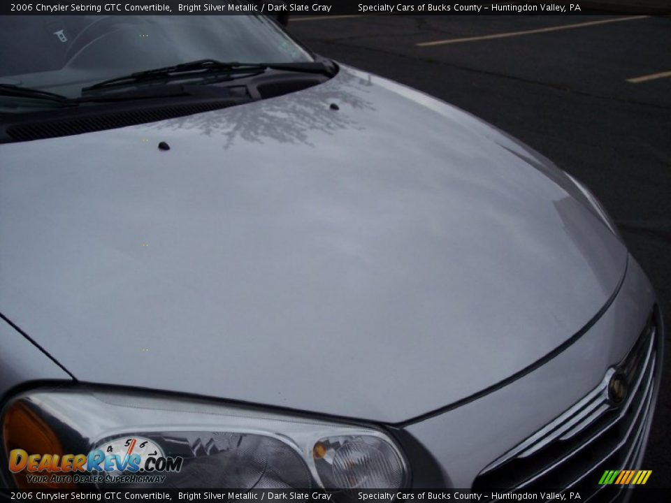 2006 Chrysler Sebring GTC Convertible Bright Silver Metallic / Dark Slate Gray Photo #23