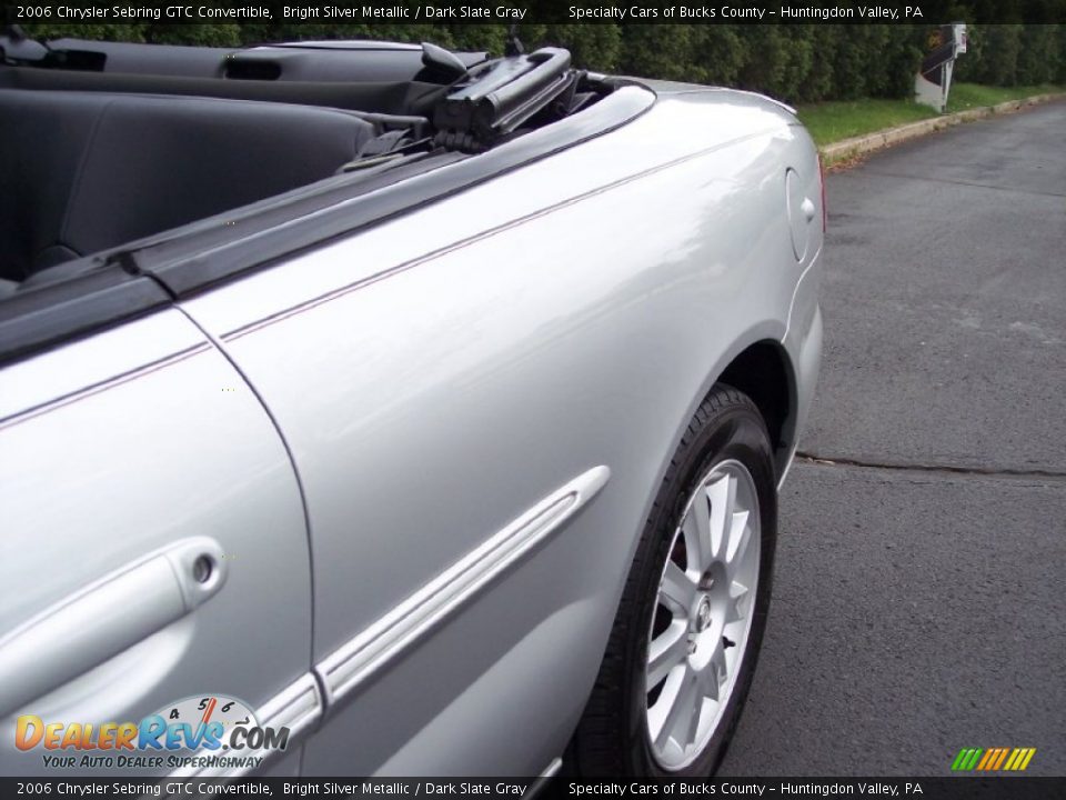 2006 Chrysler Sebring GTC Convertible Bright Silver Metallic / Dark Slate Gray Photo #27