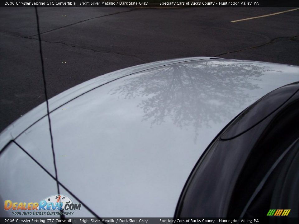 2006 Chrysler Sebring GTC Convertible Bright Silver Metallic / Dark Slate Gray Photo #29