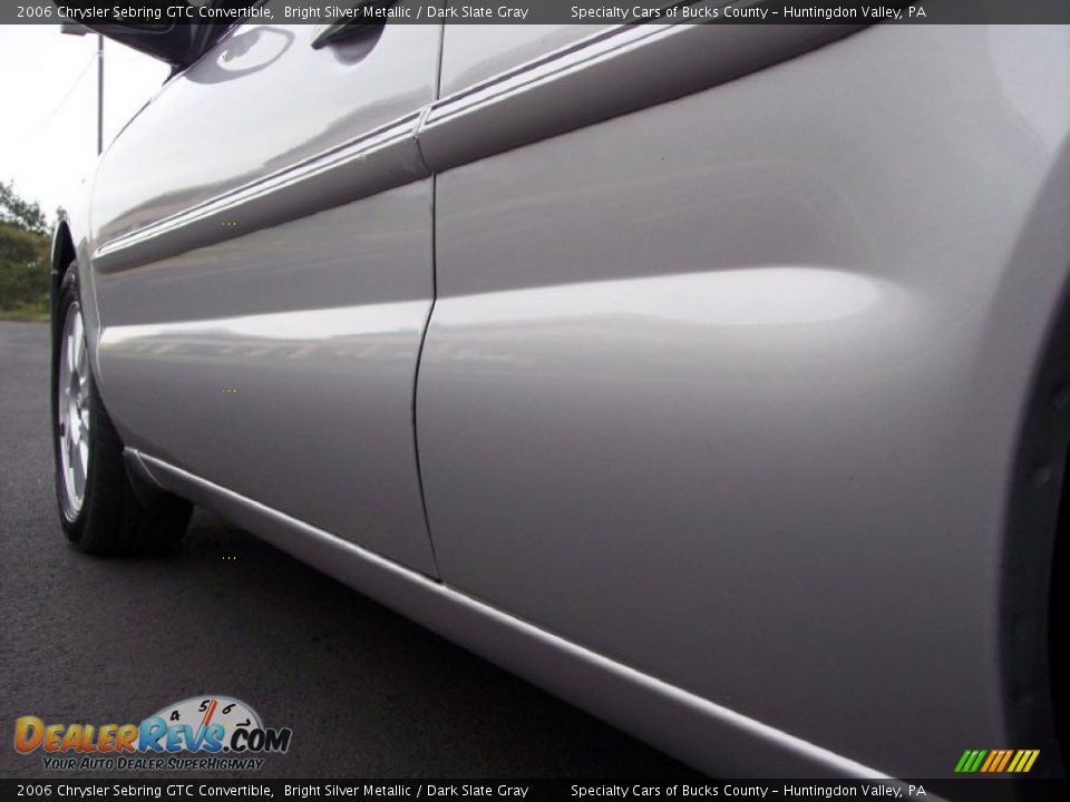 2006 Chrysler Sebring GTC Convertible Bright Silver Metallic / Dark Slate Gray Photo #33