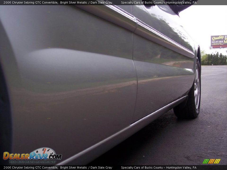 2006 Chrysler Sebring GTC Convertible Bright Silver Metallic / Dark Slate Gray Photo #34