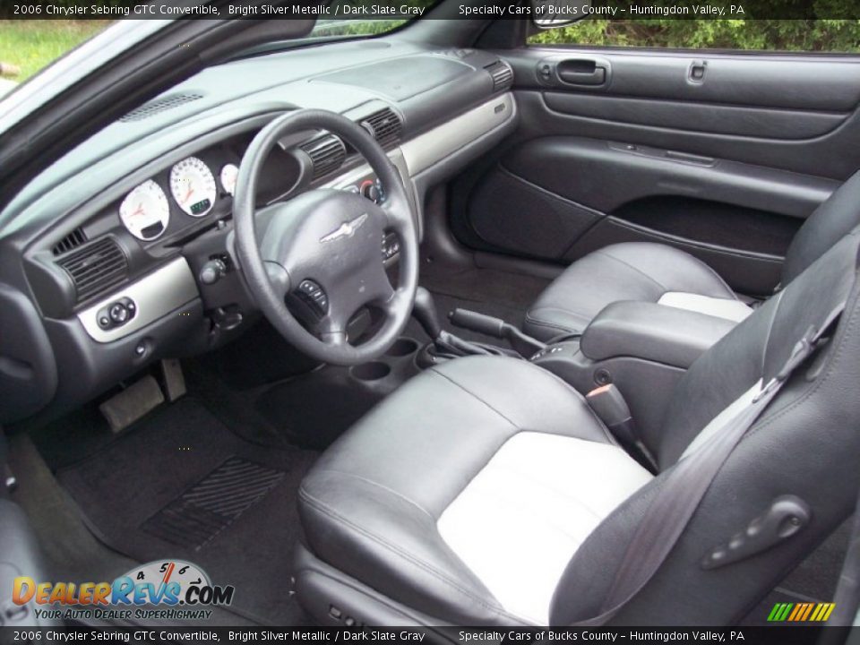 2006 Chrysler Sebring GTC Convertible Bright Silver Metallic / Dark Slate Gray Photo #36