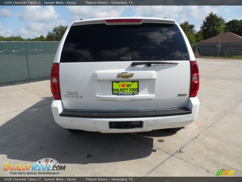 2008 Chevrolet Tahoe LT Summit White / Ebony Photo #4