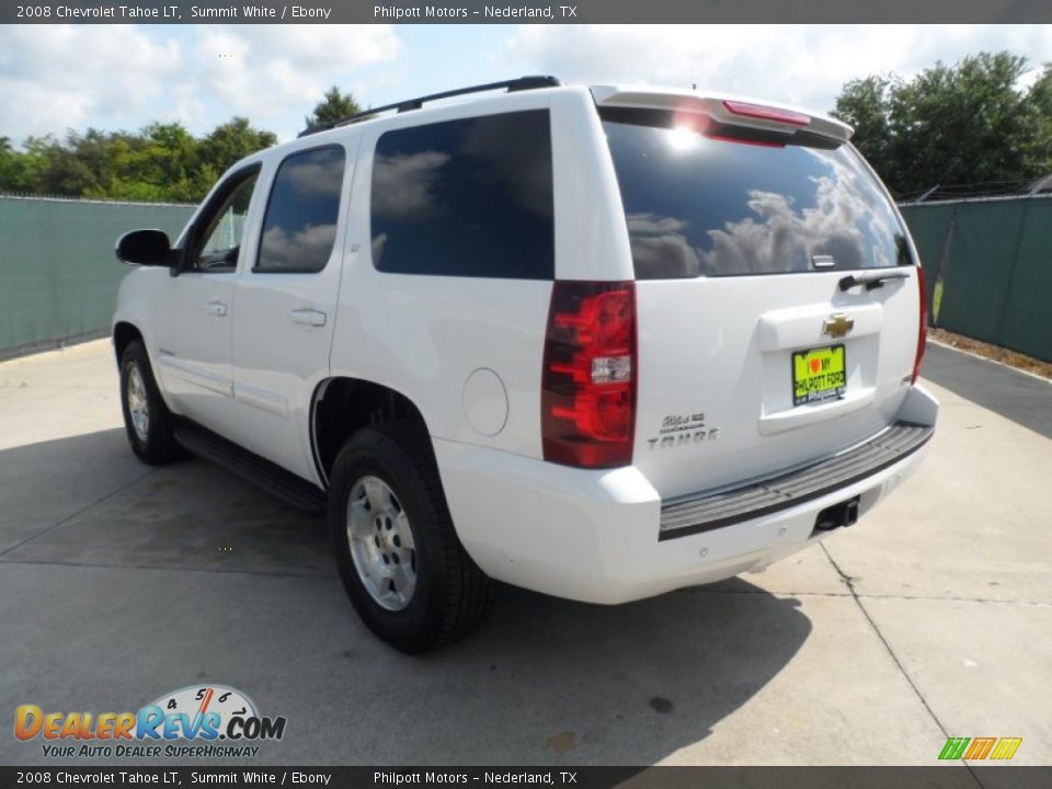 2008 Chevrolet Tahoe LT Summit White / Ebony Photo #5