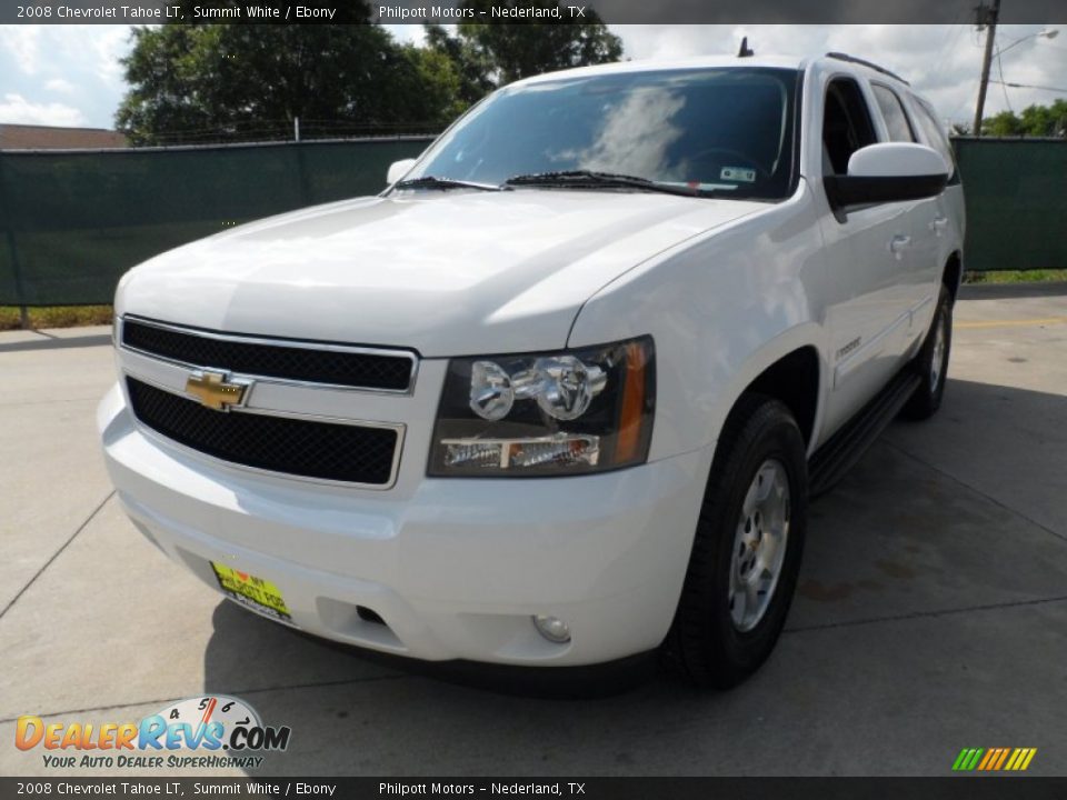 2008 Chevrolet Tahoe LT Summit White / Ebony Photo #7