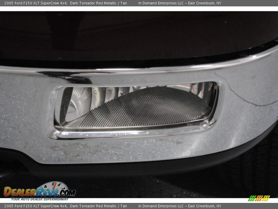 2005 Ford F150 XLT SuperCrew 4x4 Dark Toreador Red Metallic / Tan Photo #30