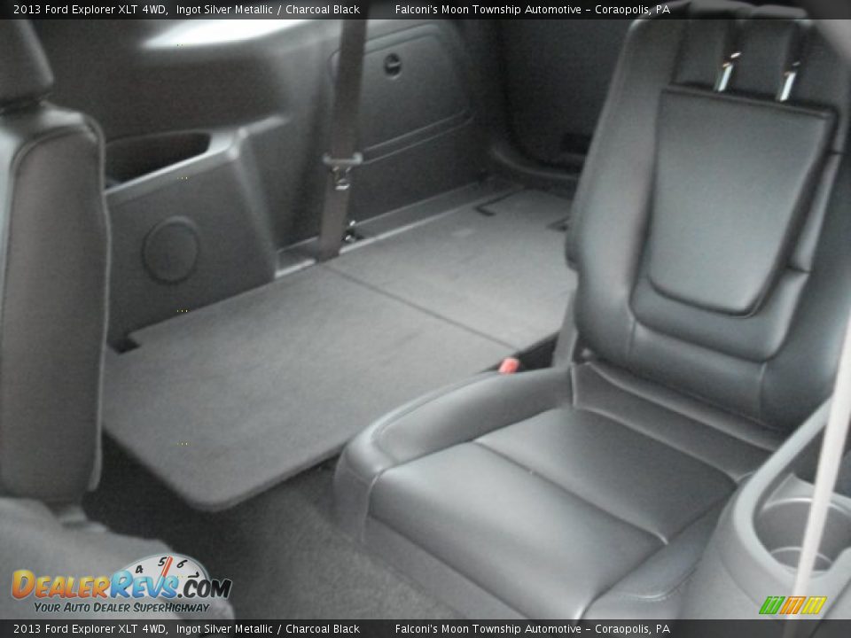 2013 Ford Explorer XLT 4WD Ingot Silver Metallic / Charcoal Black Photo #14