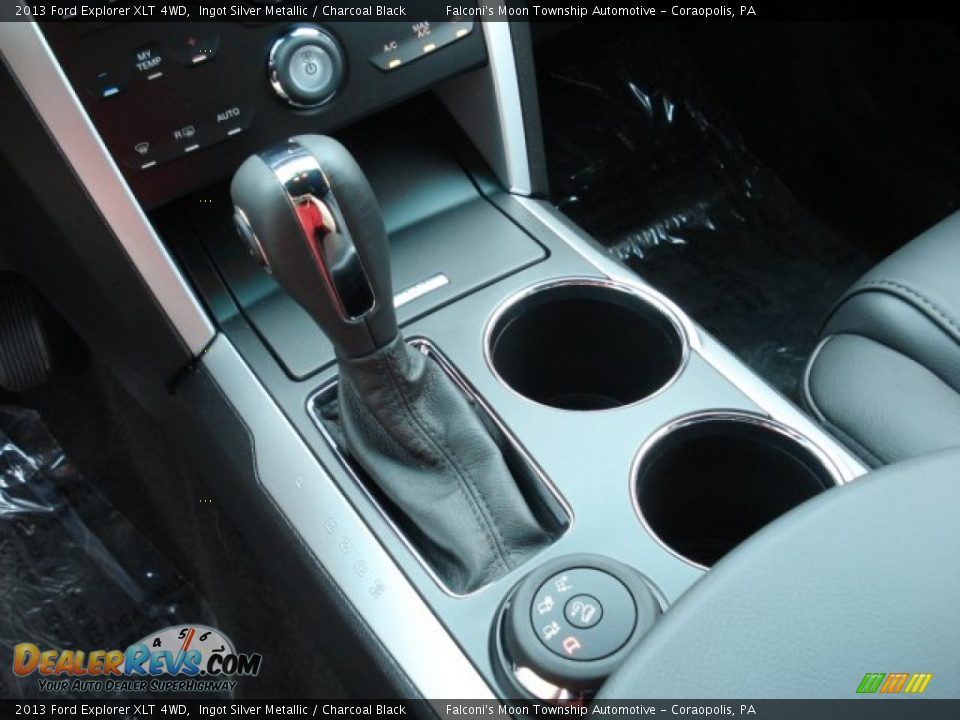 2013 Ford Explorer XLT 4WD Ingot Silver Metallic / Charcoal Black Photo #17