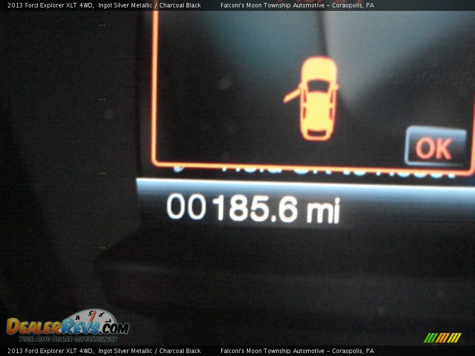 2013 Ford Explorer XLT 4WD Ingot Silver Metallic / Charcoal Black Photo #18