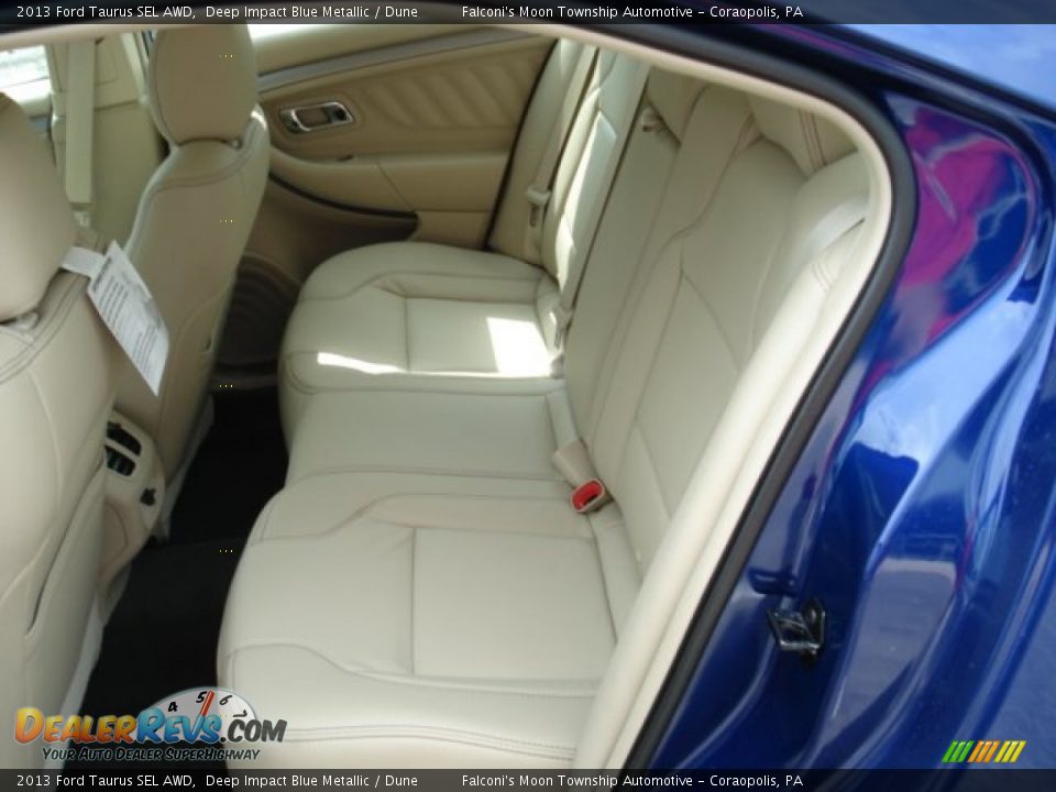 Rear Seat of 2013 Ford Taurus SEL AWD Photo #13