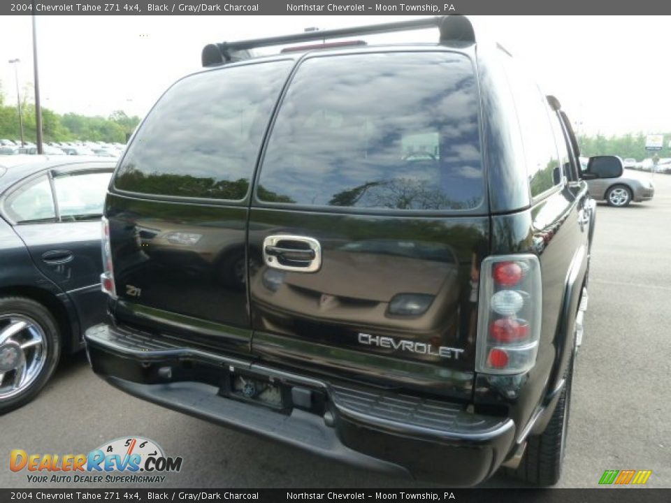 2004 Chevrolet Tahoe Z71 4x4 Black / Gray/Dark Charcoal Photo #3