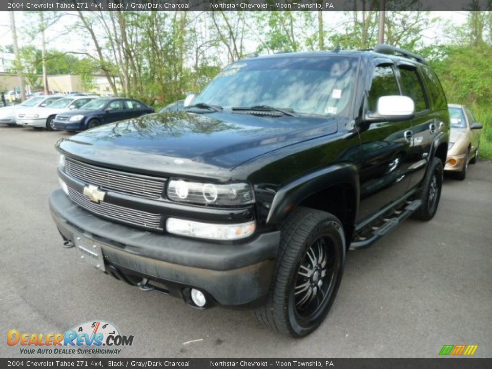 2004 Chevrolet Tahoe Z71 4x4 Black / Gray/Dark Charcoal Photo #5