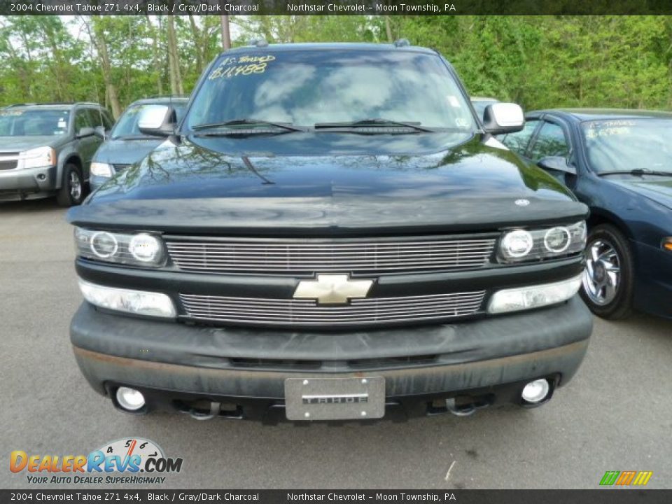 2004 Chevrolet Tahoe Z71 4x4 Black / Gray/Dark Charcoal Photo #6