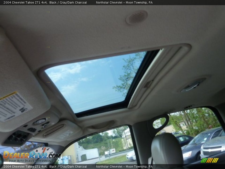 2004 Chevrolet Tahoe Z71 4x4 Black / Gray/Dark Charcoal Photo #12
