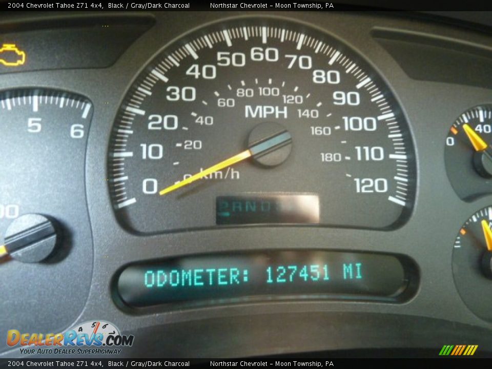 2004 Chevrolet Tahoe Z71 4x4 Black / Gray/Dark Charcoal Photo #15
