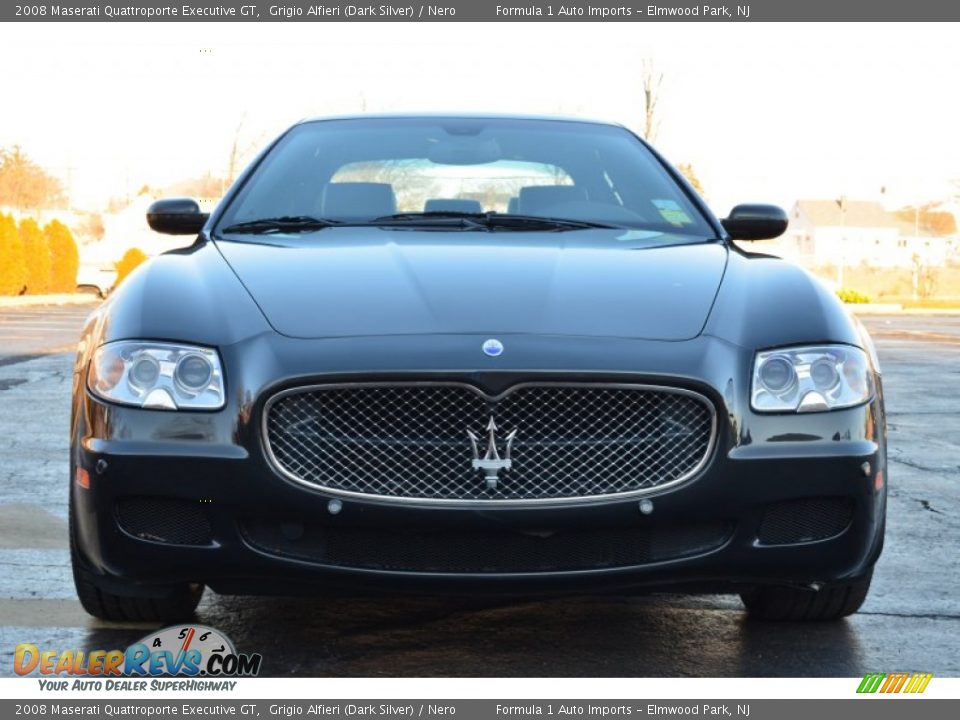 2008 Maserati Quattroporte Executive GT Grigio Alfieri (Dark Silver) / Nero Photo #1