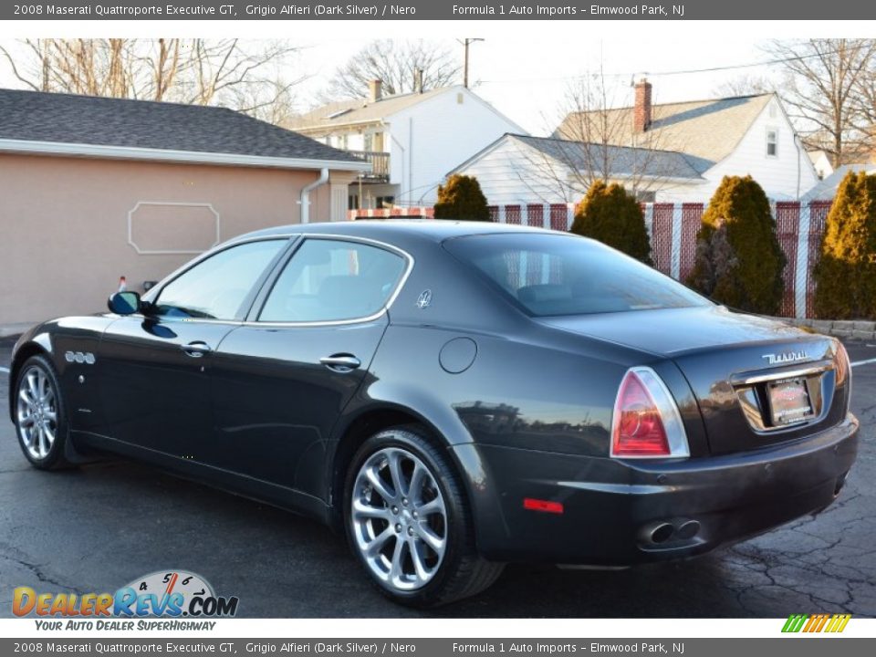 2008 Maserati Quattroporte Executive GT Grigio Alfieri (Dark Silver) / Nero Photo #4
