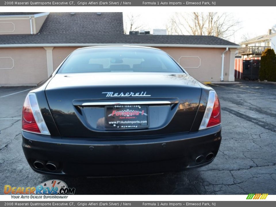 2008 Maserati Quattroporte Executive GT Grigio Alfieri (Dark Silver) / Nero Photo #5