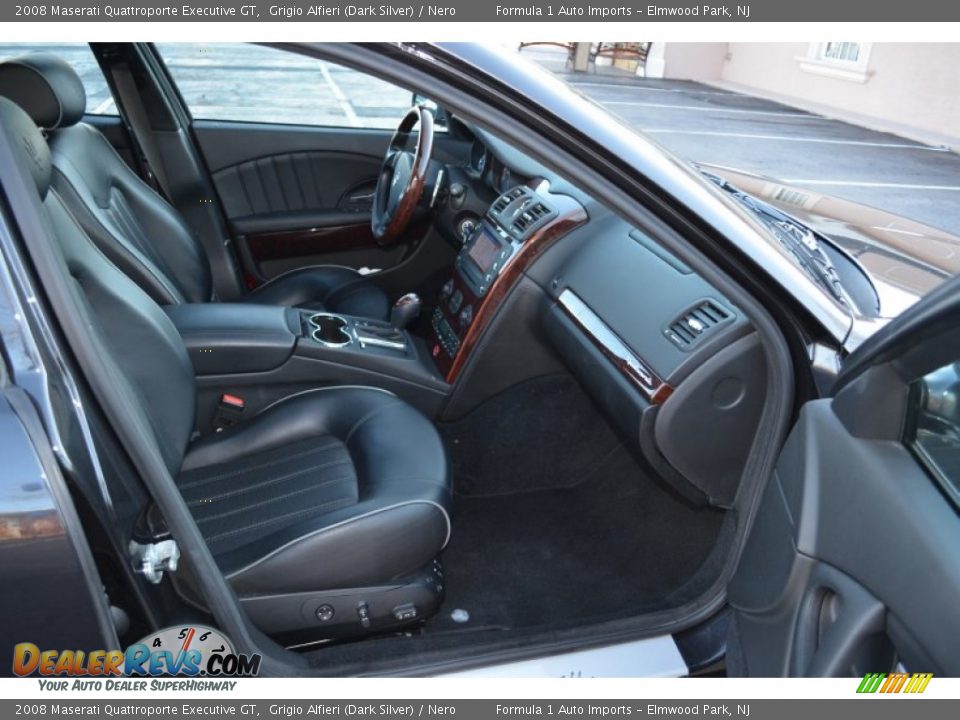 2008 Maserati Quattroporte Executive GT Grigio Alfieri (Dark Silver) / Nero Photo #10
