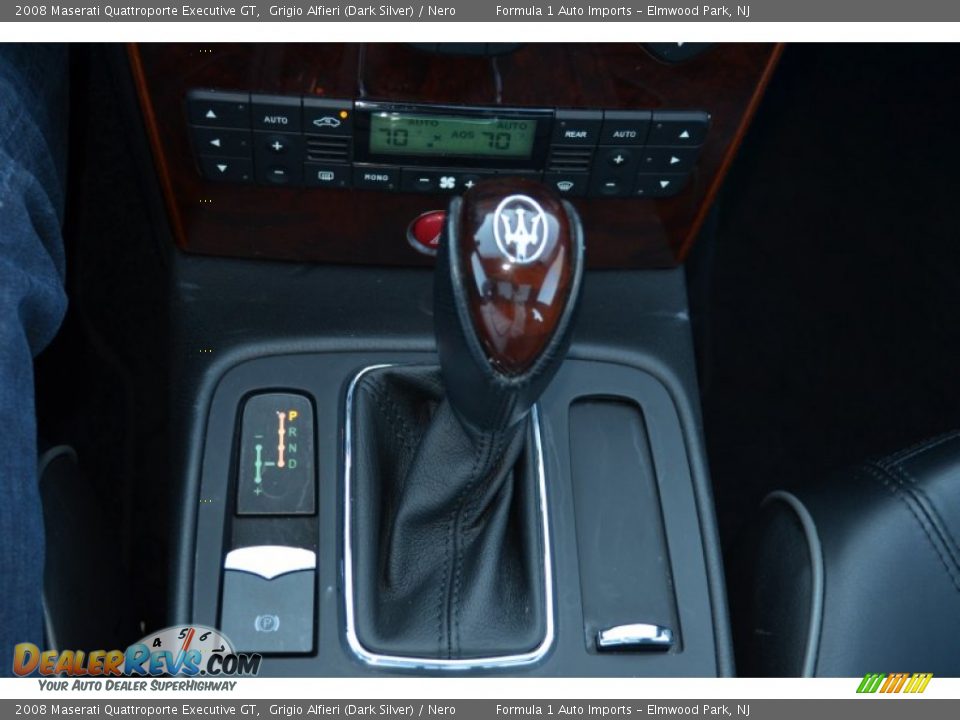2008 Maserati Quattroporte Executive GT Grigio Alfieri (Dark Silver) / Nero Photo #19