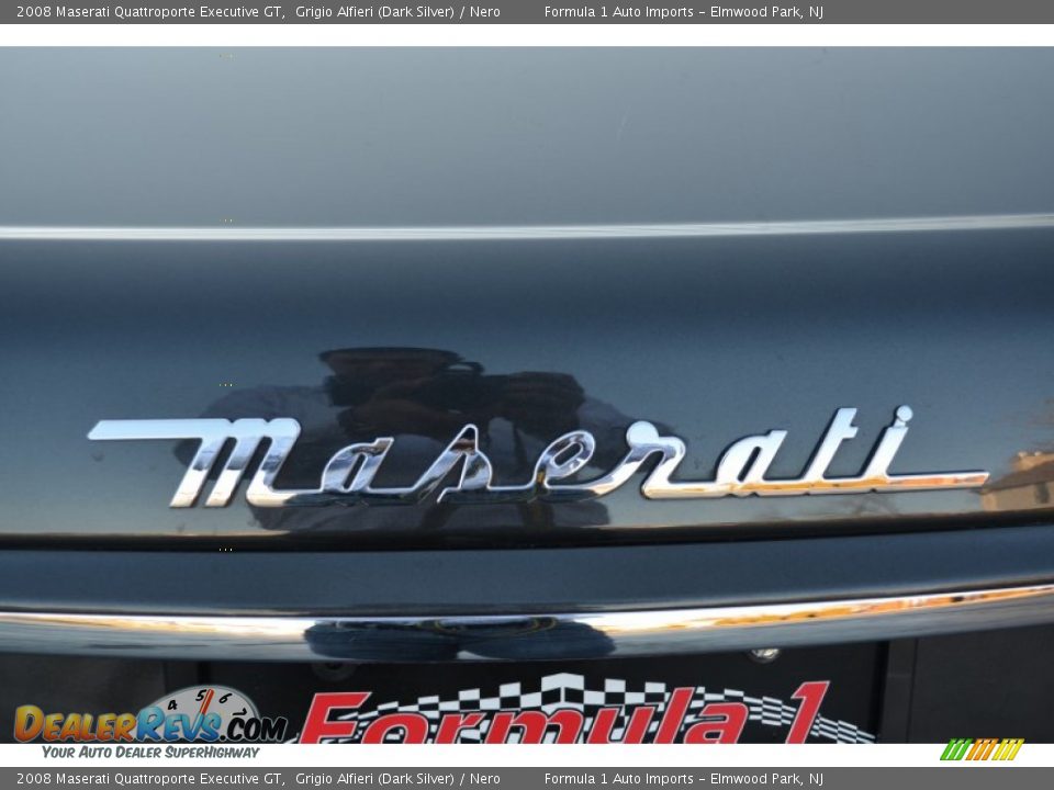 2008 Maserati Quattroporte Executive GT Grigio Alfieri (Dark Silver) / Nero Photo #36