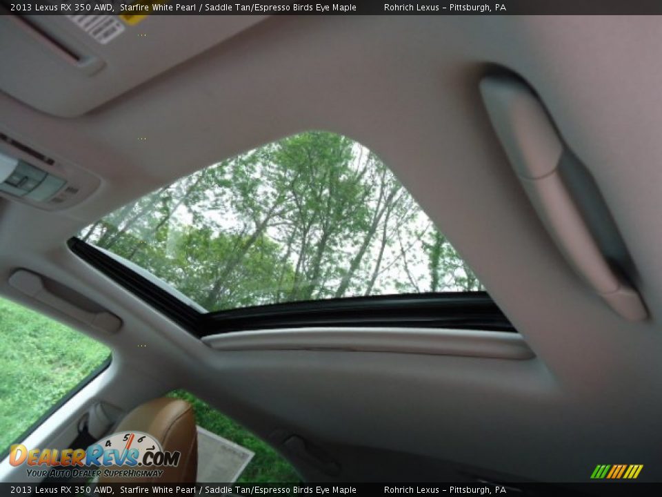 Sunroof of 2013 Lexus RX 350 AWD Photo #16