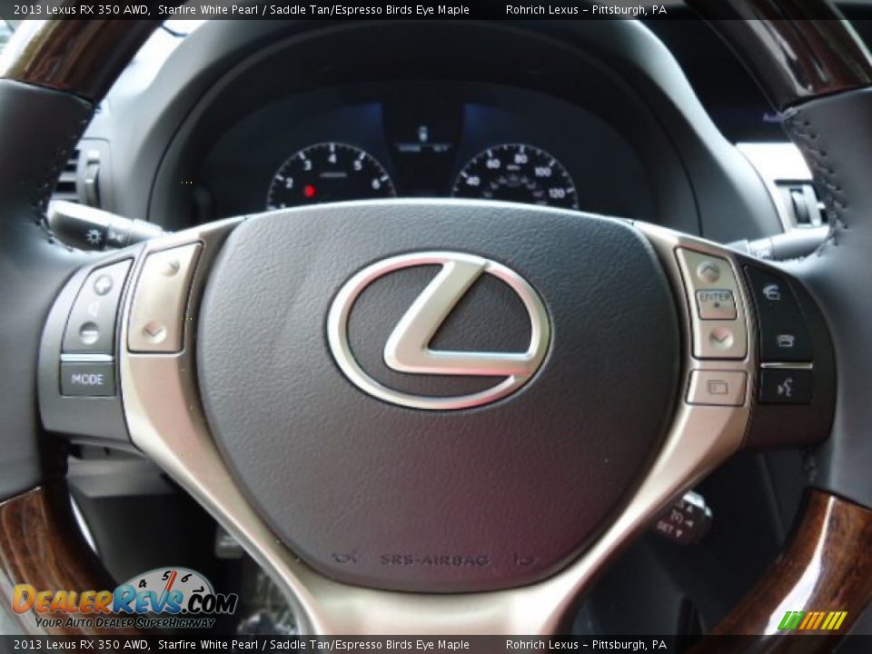 2013 Lexus RX 350 AWD Steering Wheel Photo #17