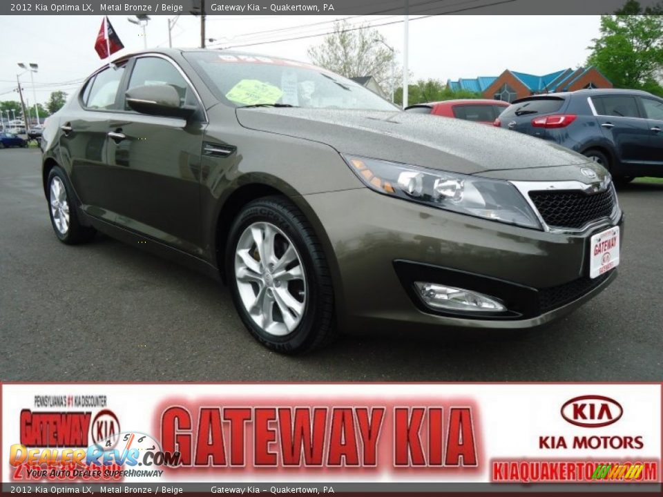 2012 Kia Optima LX Metal Bronze / Beige Photo #1