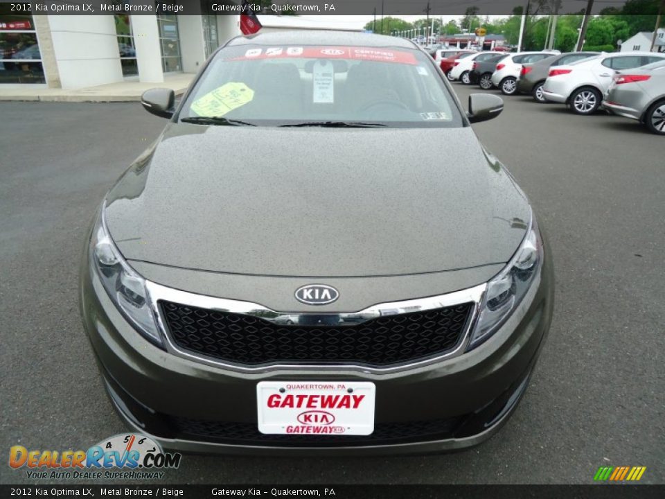 2012 Kia Optima LX Metal Bronze / Beige Photo #3