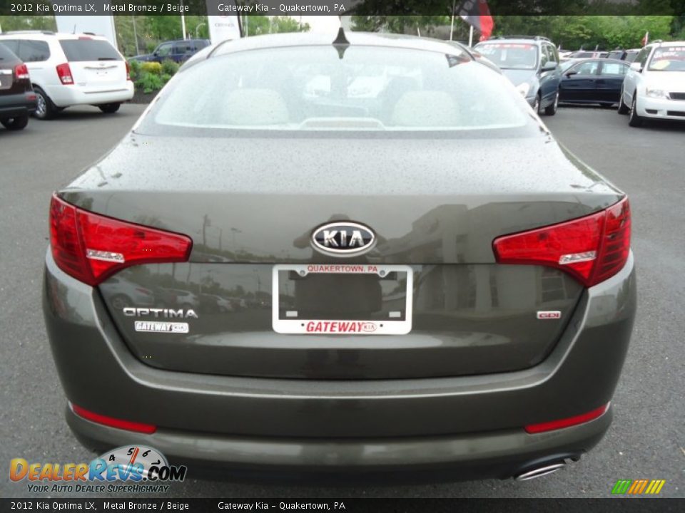 2012 Kia Optima LX Metal Bronze / Beige Photo #5