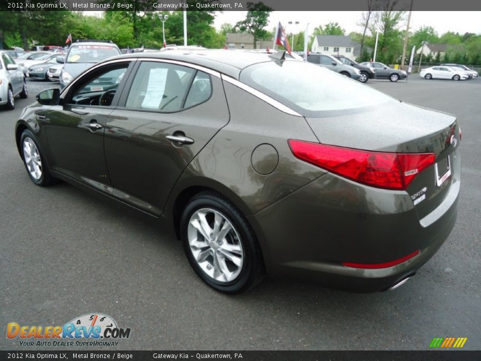 2012 Kia Optima LX Metal Bronze / Beige Photo #6