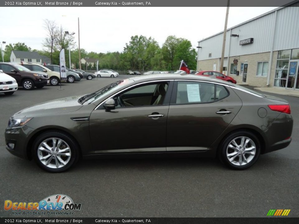 2012 Kia Optima LX Metal Bronze / Beige Photo #7