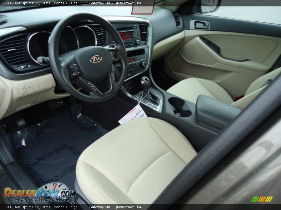 2012 Kia Optima LX Metal Bronze / Beige Photo #8