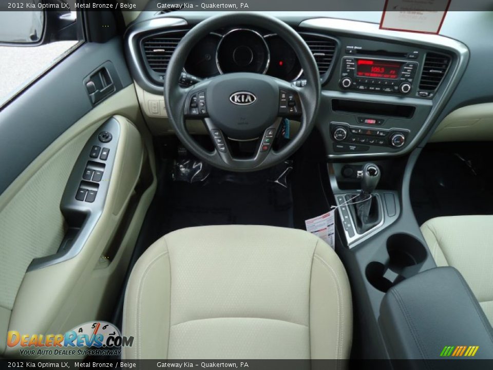 2012 Kia Optima LX Metal Bronze / Beige Photo #21