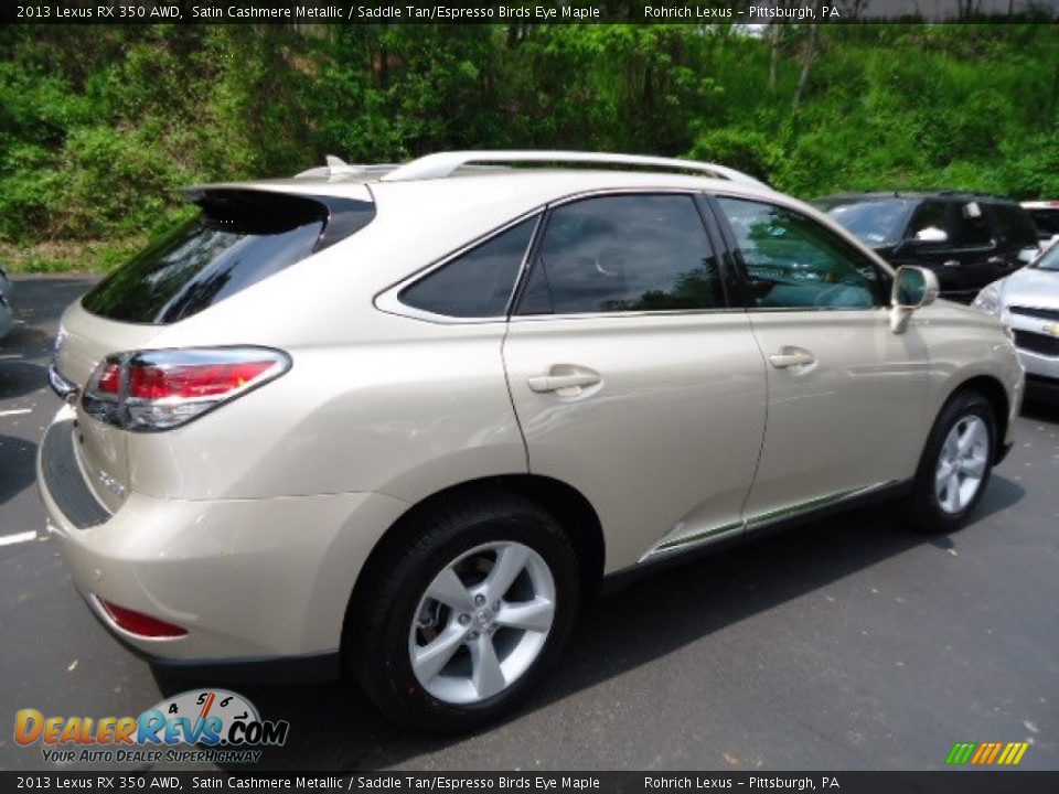 2013 Lexus RX 350 AWD Satin Cashmere Metallic / Saddle Tan/Espresso Birds Eye Maple Photo #4
