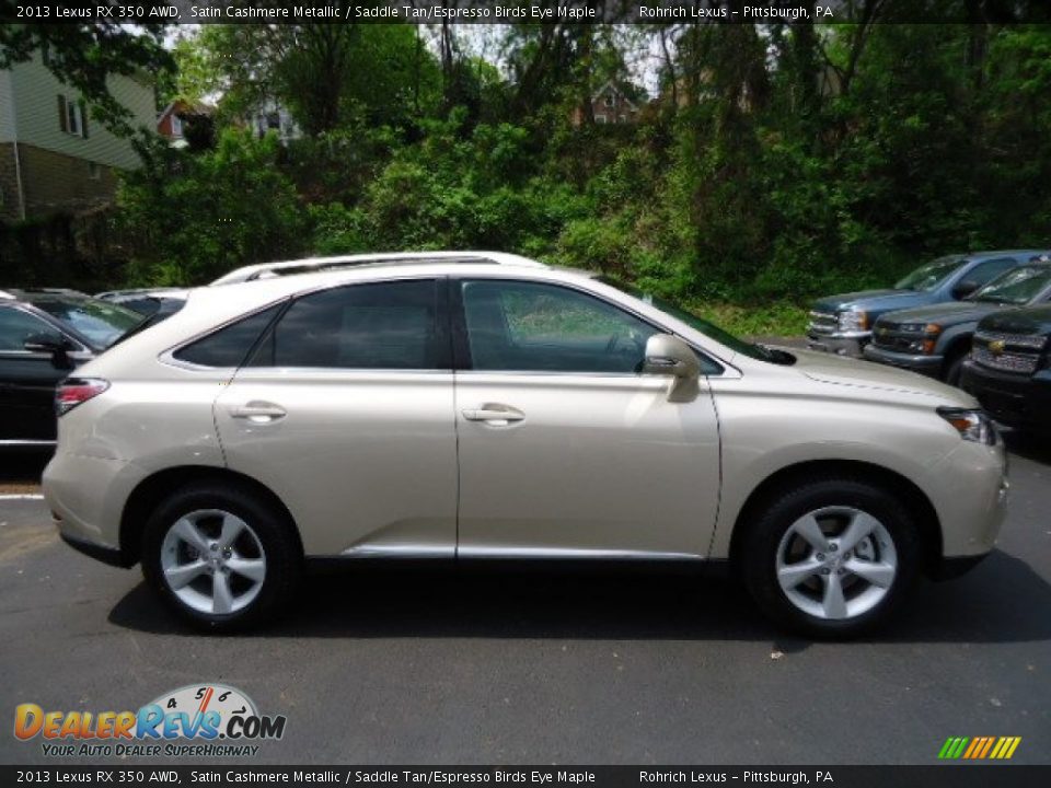 Satin Cashmere Metallic 2013 Lexus RX 350 AWD Photo #5